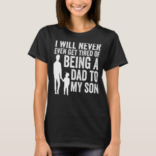 メンズ私は息子にパパを得ることさえできない Tシャツ