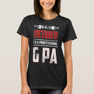 メンズ私は退職したプロフェッショナルG Pa父Dではない Tシャツ