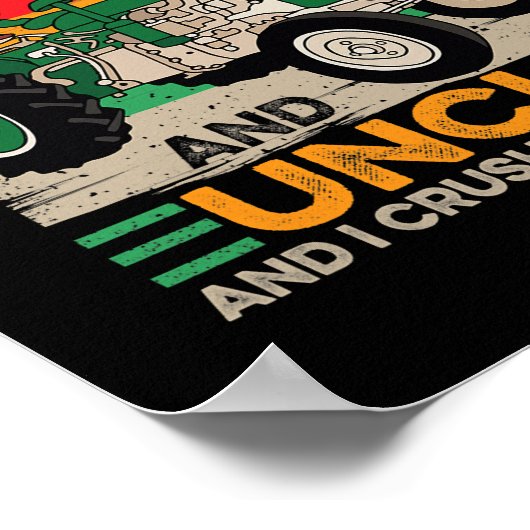 メンズ私は2つのタイトルを持っている農家と叔父の父親 ポスター (角)