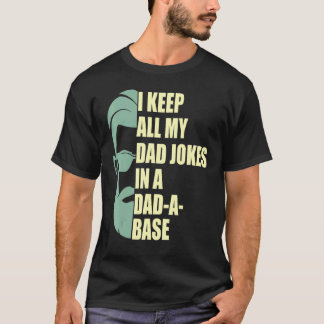 メンズ私保の全てのパパがパパのベースのフスバでジョーク Tシャツ
