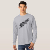 メンズ種族のトラ02 Tシャツ (正面フル)