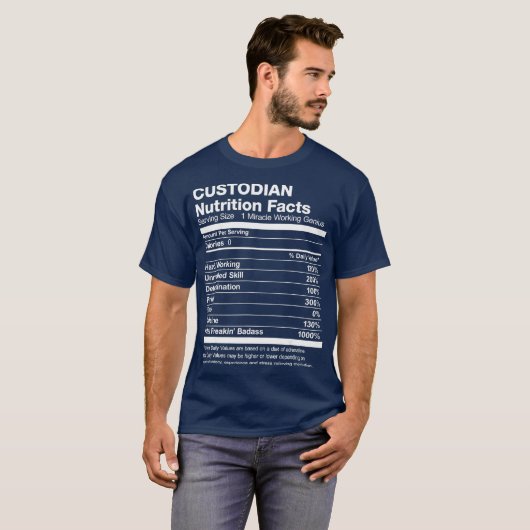 メンズ管理栄養事実おもしろい Tシャツ (正面フル)