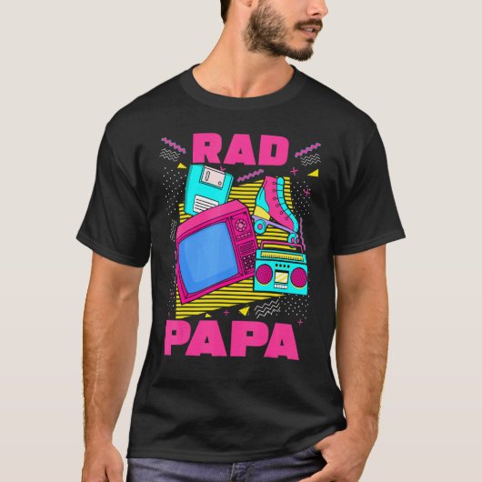 メンズ素晴らしいパパ90s美的ノスタルジア1990sレトロ tシャツ (正面)