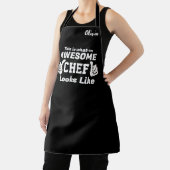 メンズ素晴らしの女性に見えるシェフ エプロン (インサイチュ)