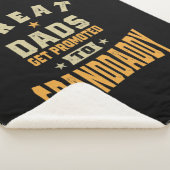 メンズ素晴らしパパがグランドダディに昇進 シェルパブランケット (3/4)