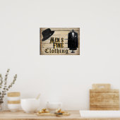 メンズ素晴らし服 ポスター (キッチン)