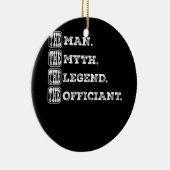 メンズ結婚の正式な結婚相談役 セラミックオーナメント (右)