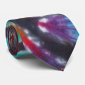 メンズ絞り染めのタイ ネクタイ (ロール)