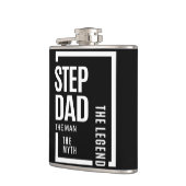 メンズ義父の男の神話の伝説のギフト フラスク (左)
