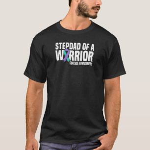 メンズ自殺の予防に気付いた戦士の継父 Tシャツ