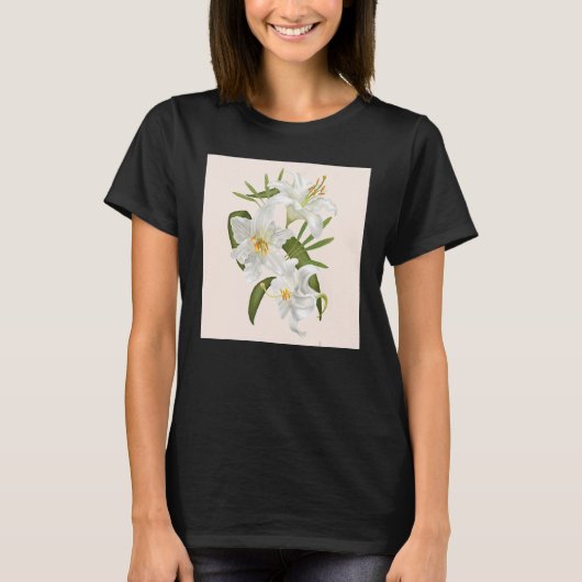 メンズ花フローラ花 Tシャツ (正面)