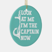 メンズ見て私はキャプテン今ボートだ セラミックオーナメント (右)
