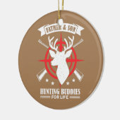 メンズ親子狩り仲間 セラミックオーナメント (左)