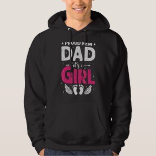 メンズ誇りを持ったニューパパFに昇進した女の子 パーカ