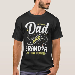 メンズ誇りを持ったパパとおじいちゃん特別な父の日 Tシャツ