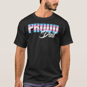 メンズ誇りを持ったパパトランスジェンダープライド国旗Lgbt F Tシャツ