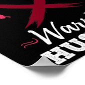 メンズ誇りを持った鎌細胞戦士の夫の鎌状細胞 ポスター (角)