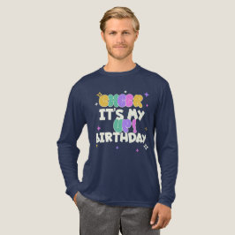 メンズ誕生日おめでとうロングスリーブTシャツ トライブレンドTシャツ