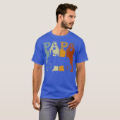 メンズ農業パパヴィンテージファームレトロな失望 Tシャツ (正面フル)