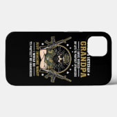 メンズ退役軍人グランパGに生命を危険にさらし保護ている Case-Mate iPhoneケース (裏面 (横))