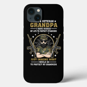 メンズ退役軍人グランパGに生命を危険にさらし保護ている iPhone 13ケース