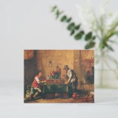 メンズ遊のバックギャモンin居酒屋 ポストカード (スタンド正面)