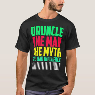 メンズ酔っぱらい男の神話が悪い叔父に影響 Tシャツ