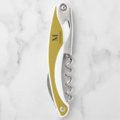 メンズ金ゴールドカスタムモノグラムウェイターコルスクリュ ソムリエナイフ (裏面)