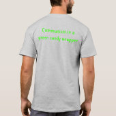 メンズ長袖ラグラン基本Tシャツ（アジェンダ付き） 21 Tシャツ (裏面)