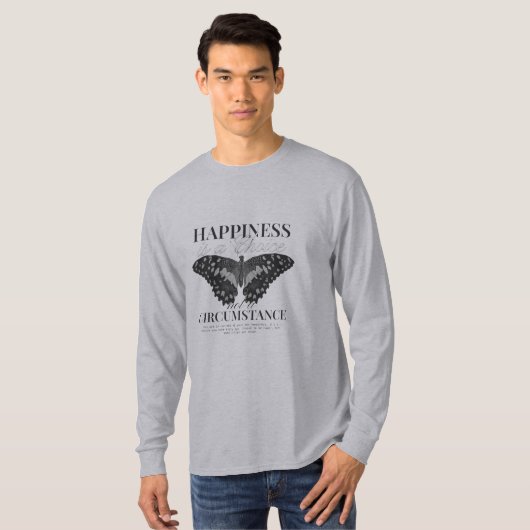 メンズ長袖Tシャツ Tシャツ (正面フル)