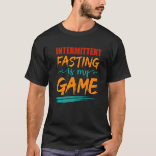 メンズ間欠断食は私のゲーム栄養H Tシャツ