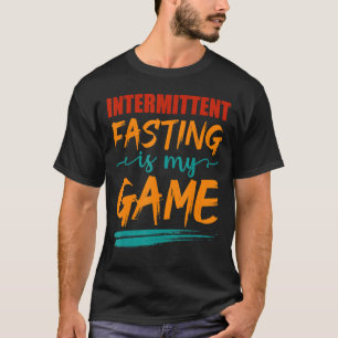 メンズ間欠断食は私のゲーム栄養H Tシャツ