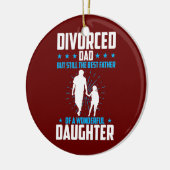 メンズ離婚したパパが最高のまだAの父 セラミックオーナメント (左)