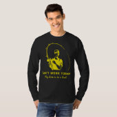 メンズ魚釣りは今日は私の腕がキャストで動作できない Tシャツ (正面フル)