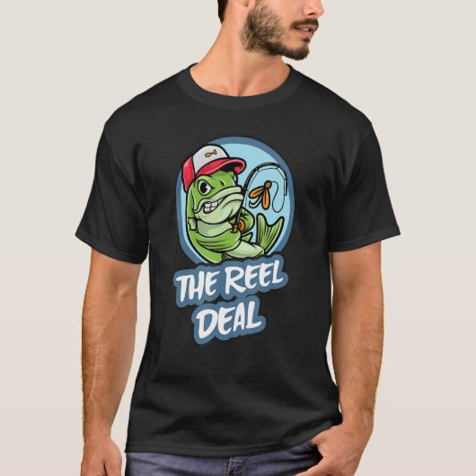 メンズ魚釣りザリール契約 Tシャツ (正面)