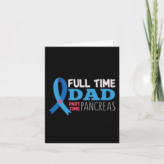 メンズ11月T1Dフルタイムパパパートタイム膵臓 カード (正面)