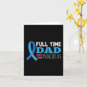 メンズ11月T1Dフルタイムパパパートタイム膵臓 カード (黄色い花)