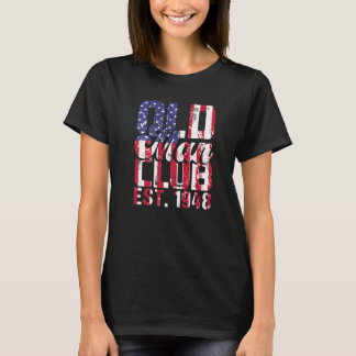 メンズ1948誕生日パーティオールドマンクラブエスト1948レ Tシャツ