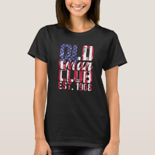 メンズ1968誕生日パーティオールドマンクラブエスト1968レ Tシャツ