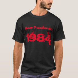 メンズ1984恐怖パンデミックCovid Tシャツ
