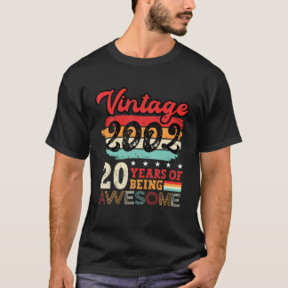 メンズ20th誕生日カッコいいデイアイディア20年 tシャツ