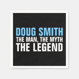 メンズ30日/40日/50日/60日バースデーパーティーのナプキンス スタンダードカクテルナプキン