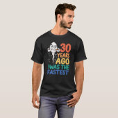 メンズ30歳の誕生日ガグドレス30年前の私は Tシャツ (正面フル)
