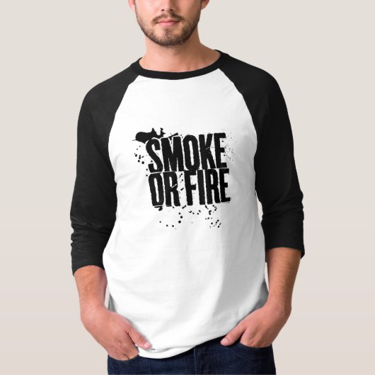 メンズ3/4枚の袖のワイシャツ Tシャツ (正面)