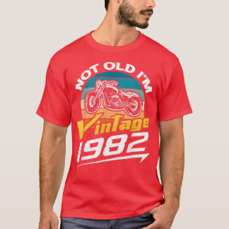 メンズ40thバースデーマンバイクもしくは自転車に乗る人レジェンドモーターサイクルチョー tシャツ