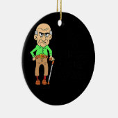 メンズ41公式に丘を越えて不機嫌な老人 セラミックオーナメント (右)