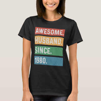 メンズ43周年結婚 – フス素晴らしバ Tシャツ