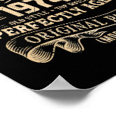 メンズ48歳のギフトヴィンテージ1974限定 ポスター (角)