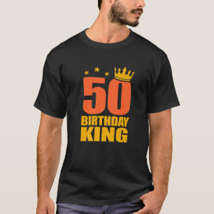 メンズ50誕生日キング50歳 Tシャツ