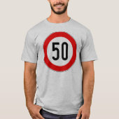 メンズ50 km/h Tシャツ (正面)